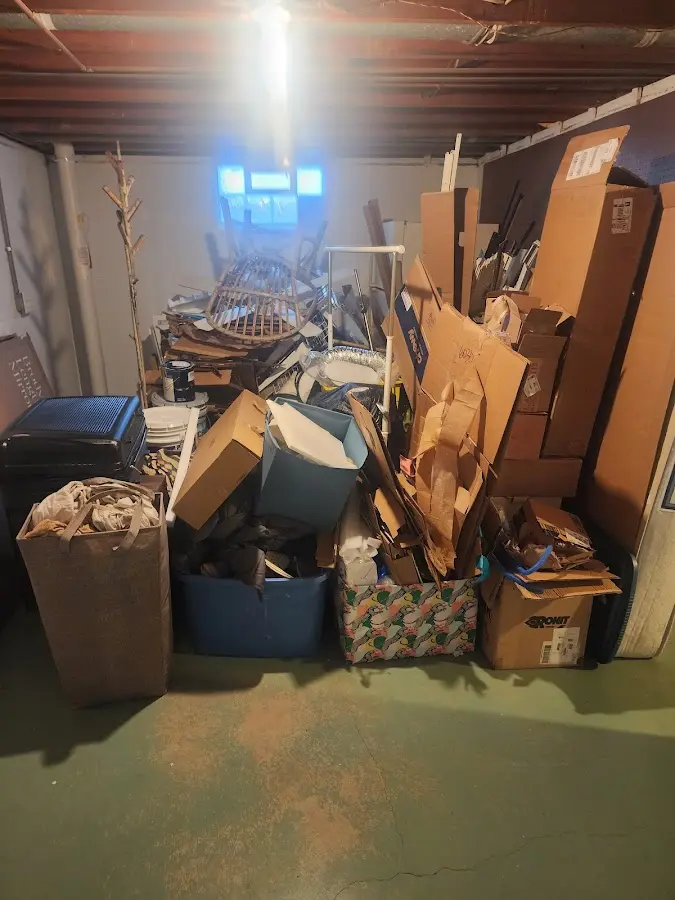 Roll-off dumpster container at job site for Construction Dumpster Rental in Combined Locks